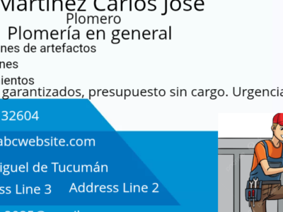 Plomería en general