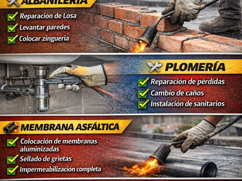 Instalación de agua ,gas, electricidad domiciliaria