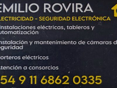Técnico electricista, porteros eléctricos y CCTV