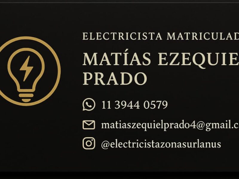 Electricista profesional, albañil y plomero.