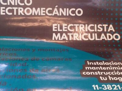 Electricista matriculado , se realizan trabajos de instalaciones montajes eléctricos , plomería , pintura , obra en general seriedad y trabajos garantizados