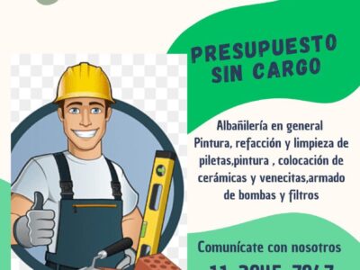 Piletas de hormigón, refacciones, pintura.