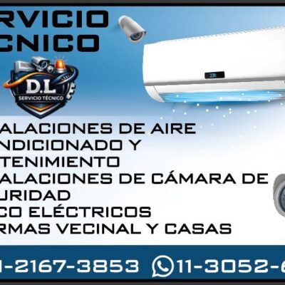 DL servicio técnico en aire acondicionado matriculado