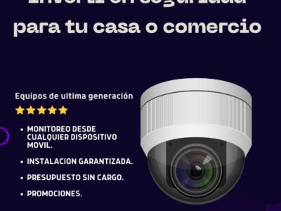 Instalación de camaras de seguridad