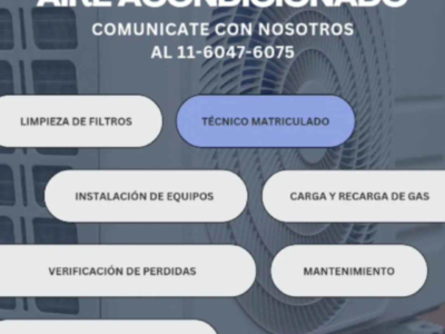 Técnico instalación de aire acondicionado