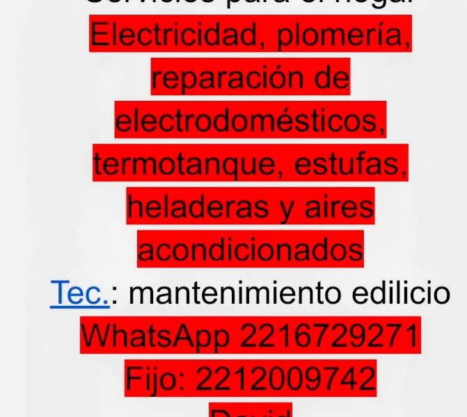 Mantenimiento de edificio