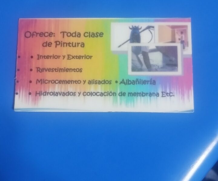 Pintura en general nicklopez