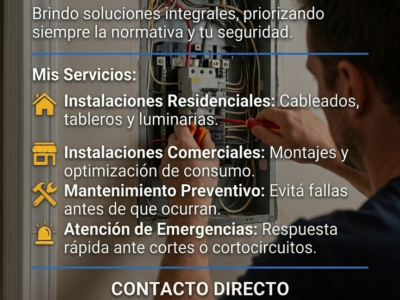 Instalaciones - Reparaciones- Mantenimiento