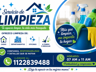 Limpieza en general