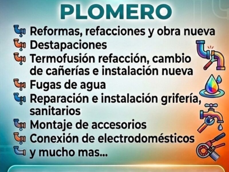 PLOMERIA ELECTRICIDAD REFACCIONES