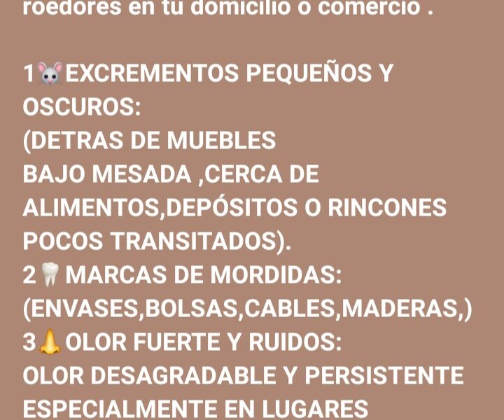 FUMIGACIONES TURDERA / CONTROL DE PLAGAS.